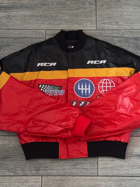 Fashion Nova Jackets & Blazers - Fashion Nova Red First Place Bomber Jacket